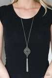 Totally Worth The TASSEL - Silver Necklace Paparazzi