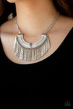 Impressively Incan - Silver Necklace Paparazzi