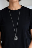 BOUGH Down - Silver Necklace Paparazzi