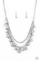 Wait and SEA - Silver Necklace Paparazzi