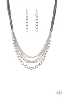 Free Roamer - Silver Necklace Paparazzi