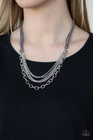 Free Roamer - Silver Necklace Paparazzi