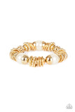 Uptown Tease - Gold Bracelet Paparazzi