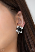 First-Rate Famous - Black Clip-On Earring Paparazzi