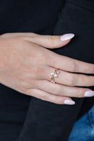 GLOWING Great Places - Rose Gold Ring Paparazzi