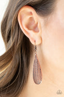 Terra Tears - Copper Earrings Paparazzi