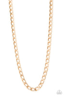 Big Win - Gold Urban Necklace Paparazzi