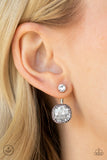 Celebrity Cache - White Post Earrings Paparazzi