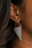 Have A Bite - Silver Post Earring Paparazzi