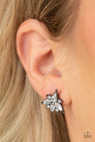 Stellar Sheen - Black Earrings Paparazzi