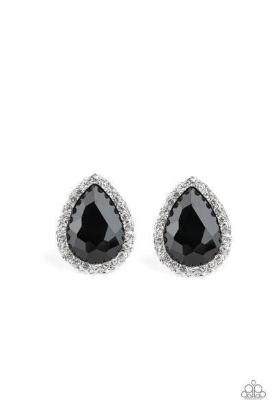 Dare To Shine - Black Earrings Paparazzi