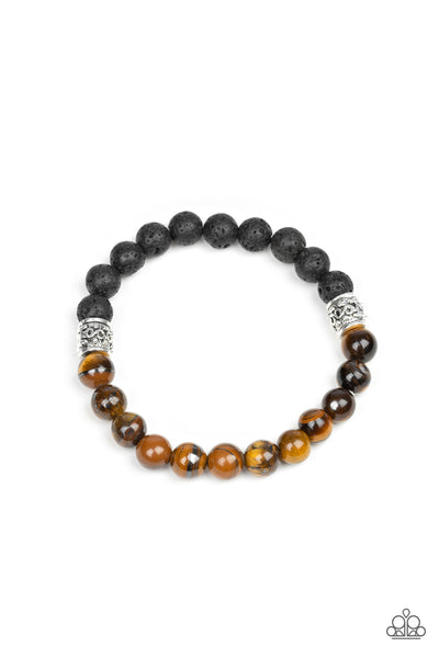 Take It Easy - Brown Urban Bracelet Paparazzi