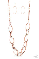 Ring Bling - Copper Necklace Paparazzi