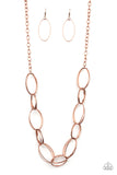 Ring Bling - Copper Necklace Paparazzi