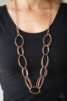 Ring Bling - Copper Necklace Paparazzi