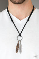 Sky Walker - Black Urban Necklace Paparazzi