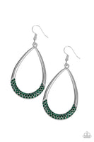 Take A Dip - Green Earrings Paparazzi