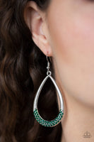 Take A Dip - Green Earrings Paparazzi