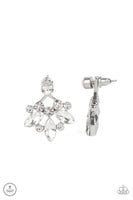 Crystal Constellations - White Earrings Paparazzi