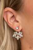 Crystal Constellations - White Earrings Paparazzi