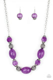 Ice Melt - Purple Necklace Paparazzi