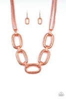 Take Charge - Copper Necklace Paparazzi