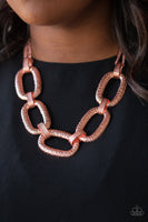 Take Charge - Copper Necklace Paparazzi