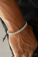 Throwdown - Silver Bracelet Paparazzi