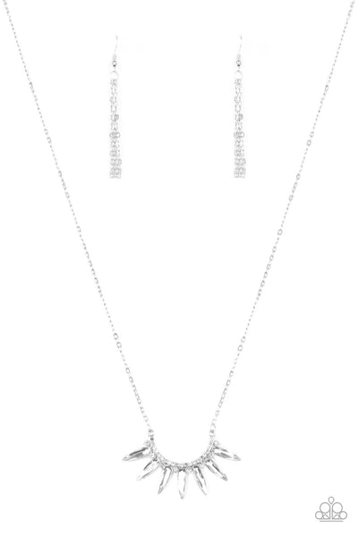 Empirical Elegance - White Necklace Paparazzi