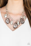 Looking Glass Glamorous - Silver Necklace Paparazzi