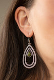 Drops of Color - Green Earring Paparazzi