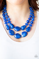 Beach Glam - Blue Necklace Paparazzi