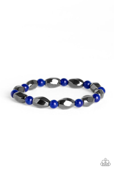 To Each Their Own - Blue Urban Bracelet Paparazzi