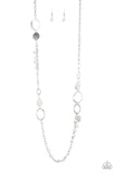 Unapologetic Flirt - Silver Necklace Paparazzi