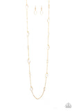 Rocky Razzle - White Necklace Paparazzi