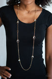 Rocky Razzle - White Necklace Paparazzi