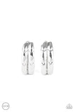 Ringing in Radiance - Silver Clip-On Earrings Paparazzi