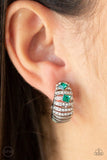 Bank Tank - Green Clip On Earrings Paparazzi