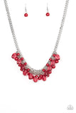 5th Avenue Flirtation - Red Necklace Paparazzi