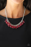 5th Avenue Flirtation - Red Necklace Paparazzi