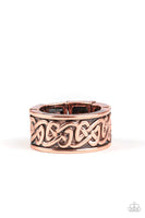 Mythic - Copper Men's Ring Paparazzi