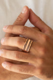 Special Ops - Copper Men's Ring Paparazzi