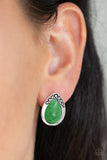Stone Spectacular - Green Post Earrings Paparazzi