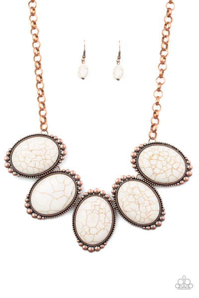 Prairie Goddess - Copper Necklace Paparazzi