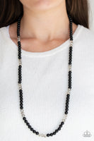 Girls Have More FUNDS - Black Necklace Paparazzi