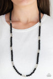 Girls Have More FUNDS - Black Necklace Paparazzi