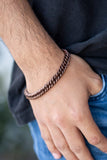 Next Man Up - Copper Men's Bracelet Paparazzi