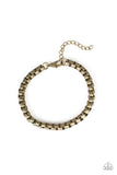 Alley Oop - Brass Men's Bracelet Paparazzi