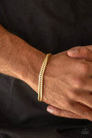 One-Two Knockout - Gold Bracelet Paparazzi