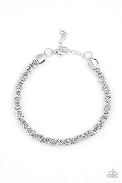 Fighting Chance - Silver Bracelet Paparazzi